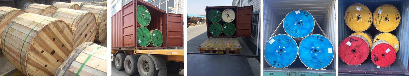 cable cuadruplex delivery and transport